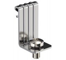 Зажим балочный верт. 1-5мм с отгибом и винтом М6х10 HDZ   CME21-BZOV-06-HDZ  IEK