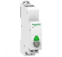Кнопка управления iPB 1НО серая+зеленый индикатор  A9E18038  Schneider Electric