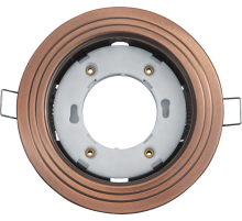 Светильник встраиваемый под лампу GX53 NGX 93 042 NGX-R6-006-GX53 (2 Круга черненая медь)  93042  Navigator