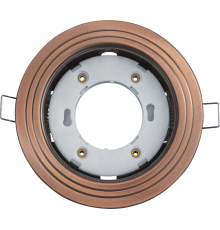 Светильник встраиваемый под лампу GX53 NGX 93 042 NGX-R6-006-GX53 (2 Круга черненая медь)  93042  Navigator