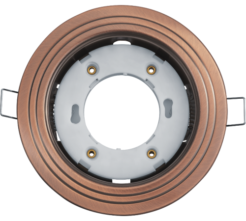 Светильник встраиваемый под лампу GX53 NGX 93 042 NGX-R6-006-GX53 (2 Круга черненая медь)  93042  Navigator