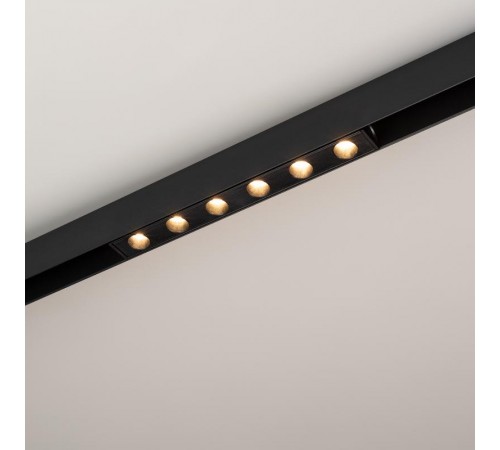 Светильник MAG-DOTS-25-L200-6W Warm3000 (BK, 30 deg, 24V) (arlight, IP20 Металл, 3 года)  033669  Arlight