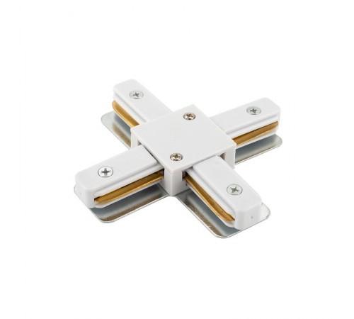 Соединитель для шинопровода X-образный, белый TR1104-WH  TR1104-WH  DENKIRS