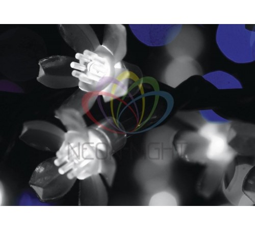 Светодиодное дерево "Сакура", высота 3,6м, диаметр кроны 3,0м, белые светодиоды, IP 54, понижающий трансформатор в комплекте,  531-235  NEON-NIGHT