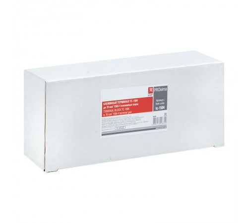 Терминал клеммный TC-1504 до 70 мм2 150A 4 клеммные пары EKF PROxima  tc-1504  EKF