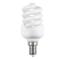 Лампа энергосберегающая КЛЛ  9Вт E14 827 спираль КЭЛ-FS ПРОМОПАК 6 шт  LLE25-14-009-2700-T2-S6  IEK