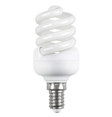 Лампа энергосберегающая КЛЛ  9Вт E14 827 спираль КЭЛ-FS ПРОМОПАК 6 шт  LLE25-14-009-2700-T2-S6  IEK