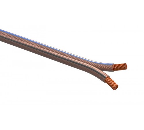 Акустический кабель ЭРА 2х1,50 мм2 прозрачный, 20 м   Б0059302  ЭРА