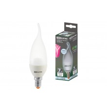 Лампа светодиодная LED 7Вт E14 230В 4000К WFС37 свеча  SQ0340-0174  TDM