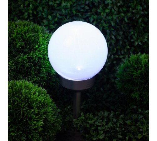 Светильник садовый уличный ERASF22-20 Шар на солнечных батареях 15 см  Б0053374  ЭРА