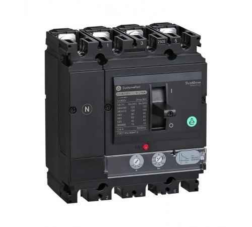 АВТ.ВЫКЛ SYSTEMEPACT CCB100 150KA 4P4D TMD16 РЫЧАГ  SPC100L016L4DF  Systeme Electric