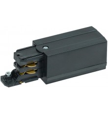 Кабельный ввод левый для трехфазного шинопровода осветительного черный  LPK0D-KVL-3-K02  IEK