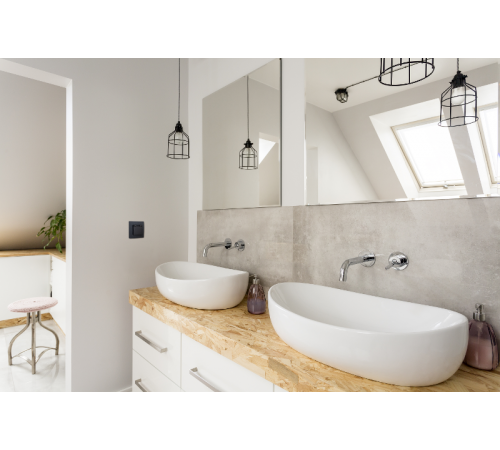 Розетка с заземлением IP44 - Legrand Etika - со шторками с защитной крышкой 16А 250В безвинтовые зажимы - антрацит  672626  Legrand