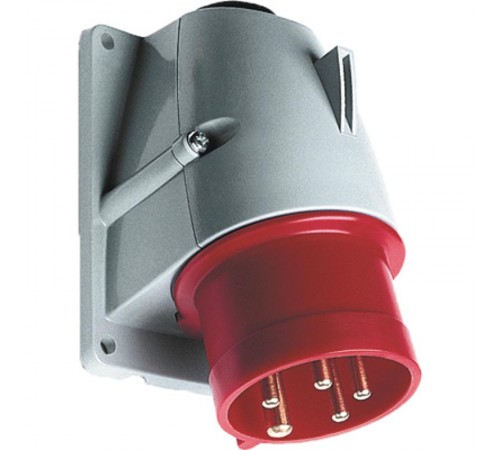 Вилка для монтажа на ПОВЕРХНОСТЬ 432BS6 32A 3P+N+E IP44 6ч  2CMA193331R1000  ABB