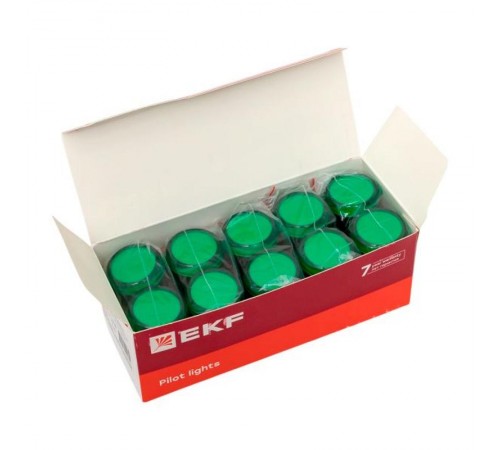 Матрица светодиодная AD16-22HS зеленый 220-400 В AC/DC  ledm-ad16-g-230acdc  EKF