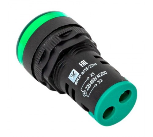 Матрица светодиодная AD16-22HS зеленый 220-400 В AC/DC  ledm-ad16-g-230acdc  EKF
