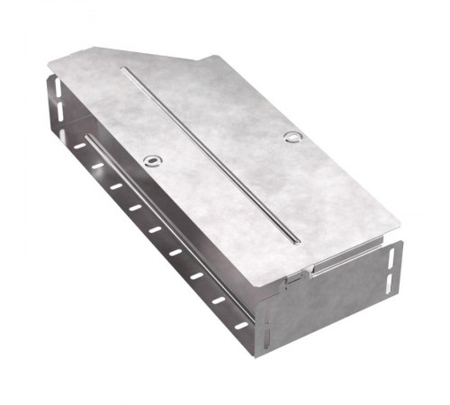 Переходник правый с крышкой Стандарт 500х400х100   PR16.0729  Промрукав