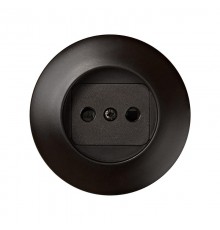 Simon 88 Накладка на розетку без заземл., S88, коричневый  88040-32  Simon