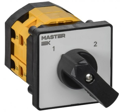 Переключатель кулачковый стандартная рукоятка 63А схема 56  MI-CS10-063-056  IEK