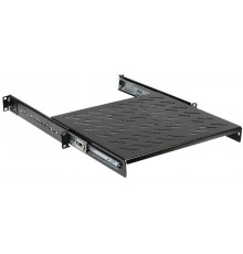 19" выдвижная полка глубиной 1000мм черная  SS05-1000PI  ITK