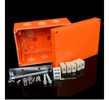 Коробка огнестойкая Е90, 176х126х87, IP66, со сдвоенным керамическим клеммником 5x1,5-6 мм2 KSK 175 (PO10P)  KSK 175_PO10P  Kopos