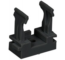 ELASTA Держатель для труб d 16мм под монтажный пистолет CFM16 черный  ET-TA10D-CFM-016-K02-100  IEK