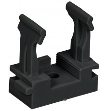 ELASTA Держатель для гофр. труб под м. пист. CFM25 черн.  ET-TA10D-CFM-025-K02-100  IEK