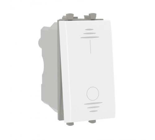 Выключатель двухполюсный одноклавишный модульный, "Avanti", "Белое облако", 1 модуль  4400221  DKC