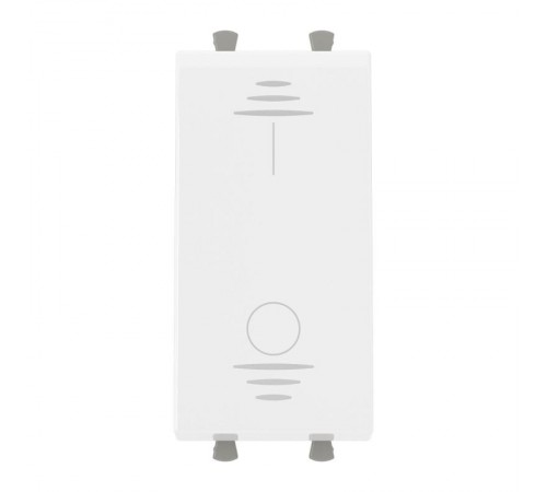 Выключатель двухполюсный одноклавишный модульный, "Avanti", "Белое облако", 1 модуль  4400221  DKC