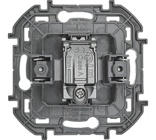 Inspiria Алюминий Розетка телевизионная TV "звезда" С/У 2 дБ 0-2400 мГц без рамки 673852  Legrand