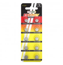 Батарейка щелочная (алкалиновая) G11 (361) LR721, LR58 (200/1600/134400) (часовая)   C0035064  ТРОФИ