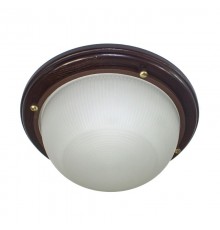 Светильник "Самарканд" 1301 Круг малый НПП 03-60-013 IP 65 матовый/корпус дер. венге  1005500974  Элетех