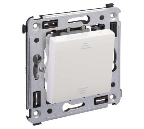 Выключатель одноклавишный в стену, "Avanti", "Белое облако"  4400103  DKC