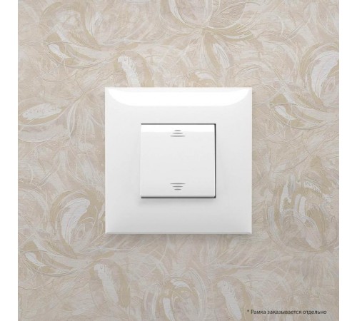 Выключатель одноклавишный в стену, "Avanti", "Белое облако"  4400103  DKC