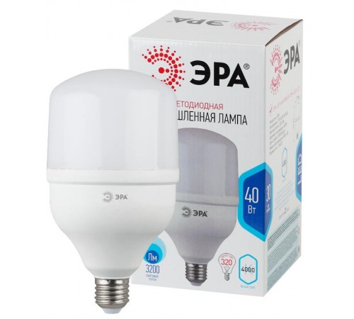 Лампа светодиодная LED 40Вт T120 Е27 220В 4000К smd POWER  Б0027005  ЭРА