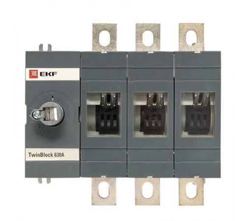 Рубильник 630A 3P без рукоятки управления TwinBlock  tb-s-630-3p  EKF