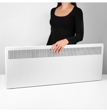 Конвектор с механическим термостатом - Lamken -мощность 1000Вт с вертикальной решеткой и кабелем 1,8м - белый  230504  Legrand