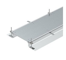 Секция кабельного канала OKA-G глухая, с фиксаторами 2400x500x140 мм (сталь) (OKA-G50040140R)  7424046  OBO Bettermann