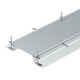 Секция кабельного канала OKA-G глухая, с фиксаторами 2400x400x140 мм (сталь) (OKA-G40040140R)  7424044  OBO Bettermann