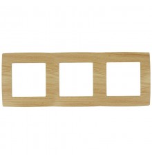 Рамка на 3 поста 12-5003-11  ,  сосна  Б0019148  ЭРА