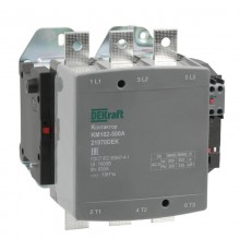 Контактор 500А 220В_АС АС3_ АС4 1НО+1НЗ КМ-102  21970DEK  DEKraft