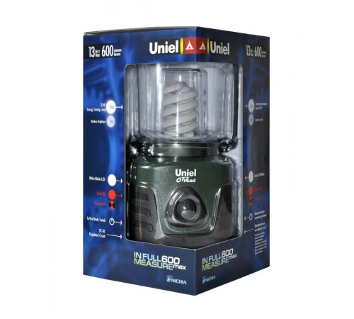 Фонарь-offroad Premium "in full measure 600 max" P-TL091-B Green  пластик 13 W лампа, 6 х DDD н/к, зеленый  03816  Uniel