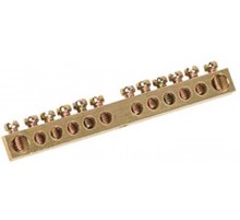 Шина PEN "земля-ноль" 8х12мм 24/1 (24групп/креп по цент)  YNN20-24-100  IEK