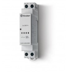 Модульное электронные шаговое реле; 1NO 16A; питание 230В АC; ширина 17.5мм; степень защиты IP20  138182300000  Finder
