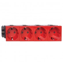 Розетка Mosaic 8м нем.ст. с ключ.  077624  Legrand