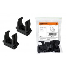 Крепеж-клипса для трубы ПНД 25 мм черная  SQ0405-0113  TDM