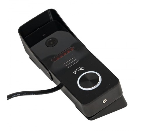 Вызывная видеопанель со счит. ключей CPV-02 чер. 4пр. 1000TVL IP65 EKF  int-cpv-02  EKF