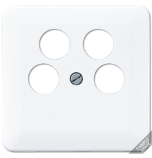 Крышка для SAT-TV-розетки с 4-мя гнездами 561-4SAT2 Jung