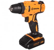 Дрель-шуруповерт аккумуляторная ДА-20Л-2К (2,0 А/ч)  72/14/21  ВИХРЬ