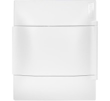 Practibox S Пластиковый щиток Навесной 1X4 Белая дверь  134604  Legrand